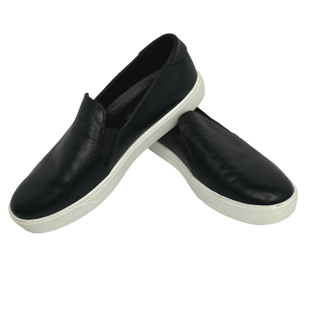 Cole Haan GrandPro Rally‎ Black Leather Slip On Sneakers W17922 Womens Size 9B